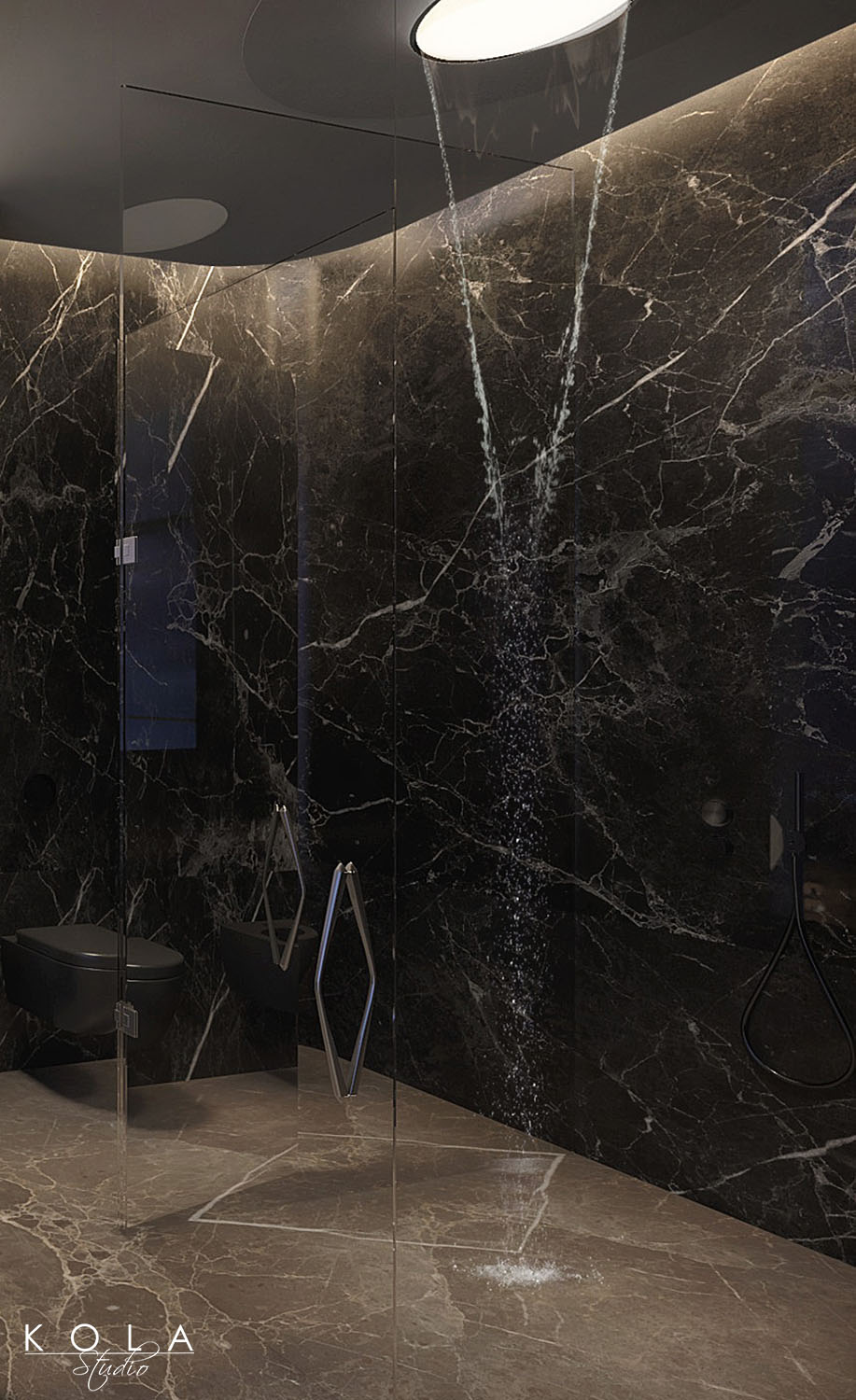 Wizualizacje wnętrz luksusowej hotelowej łazienki